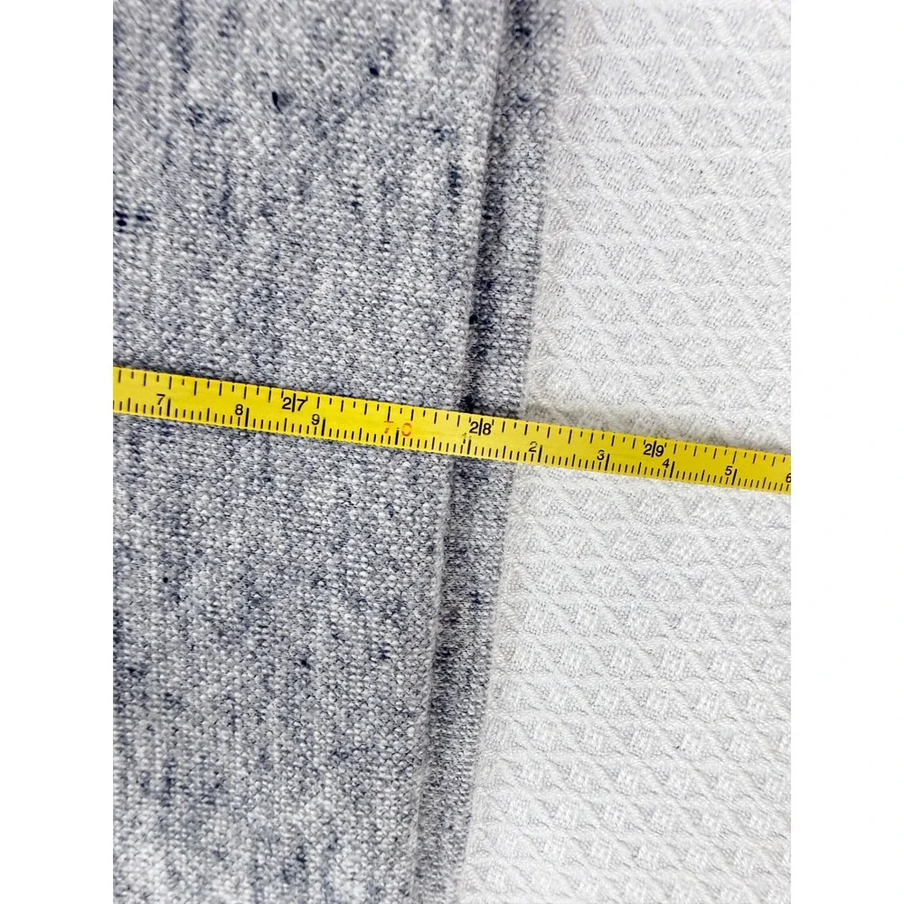 Banana Republic Men's Waffle Knit Crewneck Sweatshirt Gray Size Large